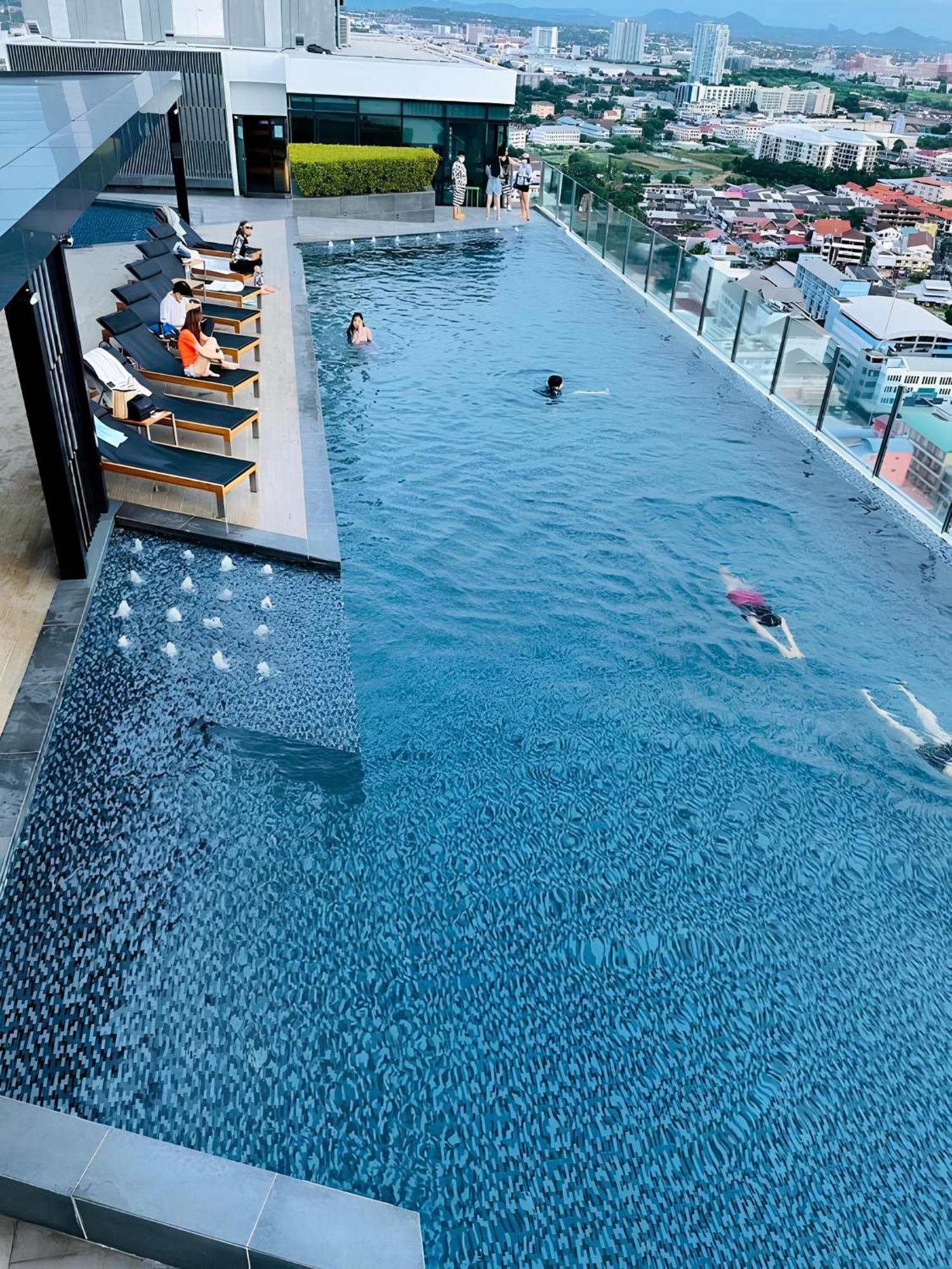شقة Great Location With Infinity Pool - Central باتايا المظهر الخارجي الصورة
